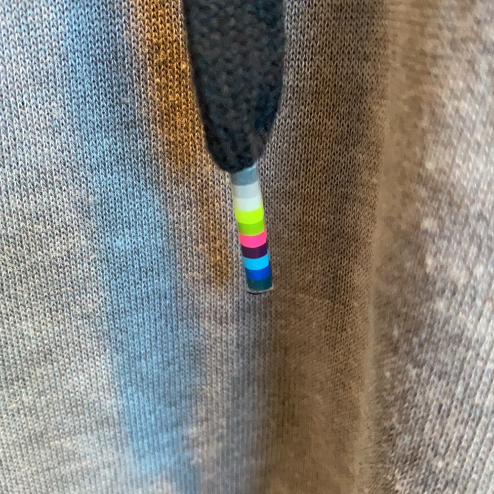 Hurley men’s large zipper hoodie turquoise gray - Picture 7 of 7
